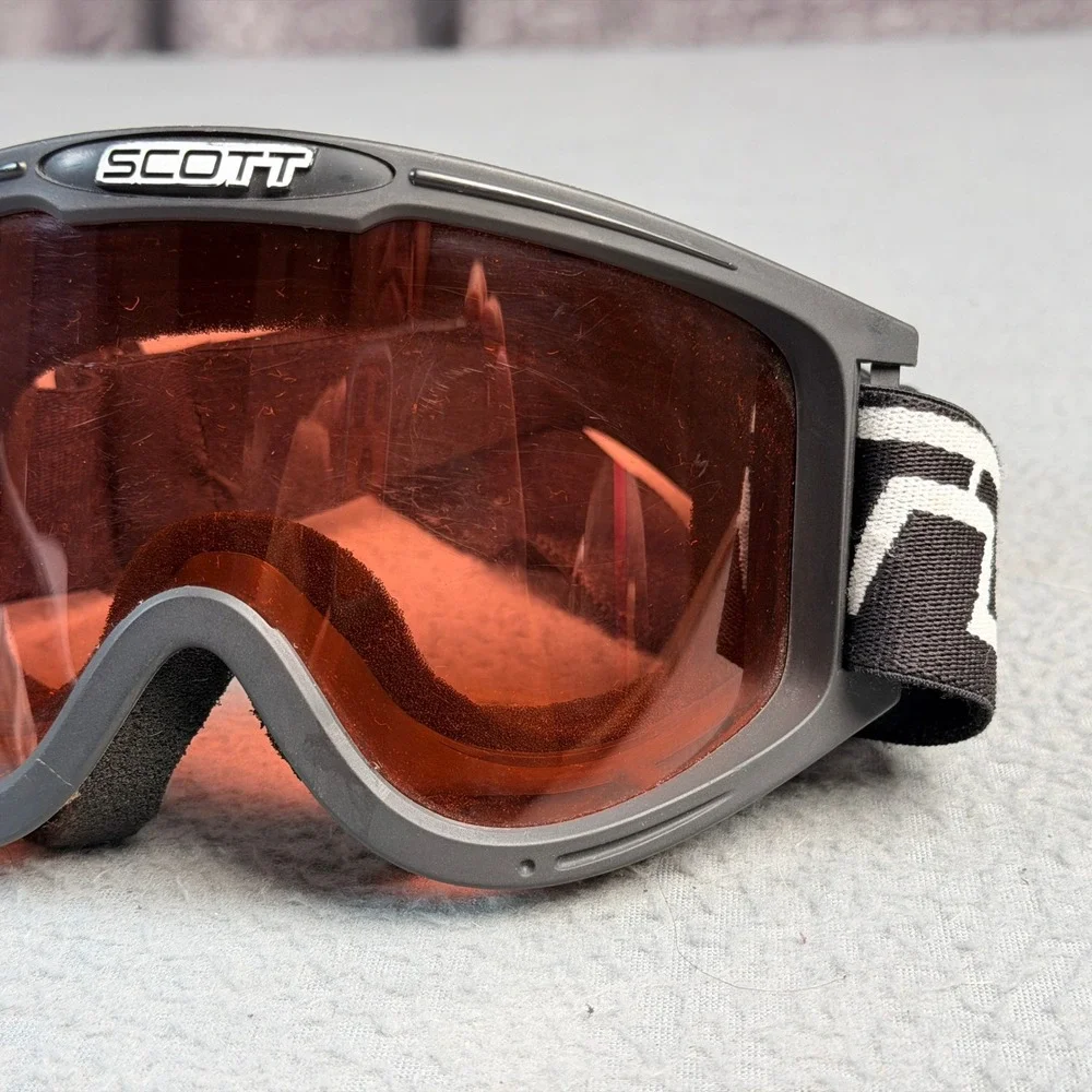 Scott Snow Goggles Black Frame Orange Tint Lens Ski Snowboard Eyewear